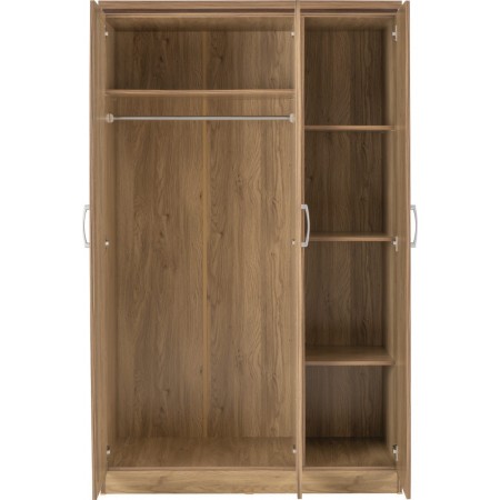 3 Door Wardrobes | 3 Door Wardrobe With Mirror | Brixton Beds