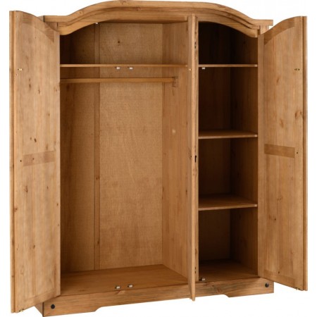 3 Door Wardrobes | 3 Door Wooden Wardrobe | Brixton Beds