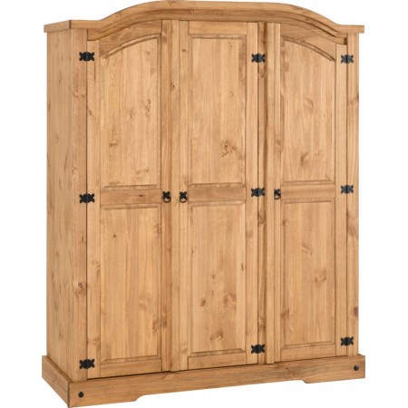 3 Door Wardrobes | 3 Door Wooden Wardrobe | Brixton Beds