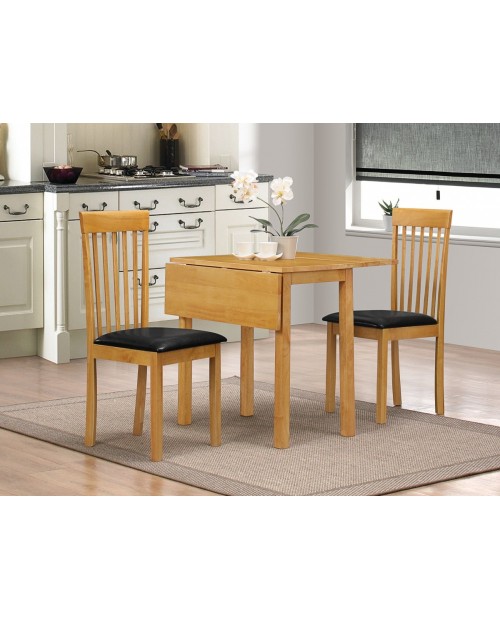 Atlas Dropleaf Dining Set with 2 Chairs