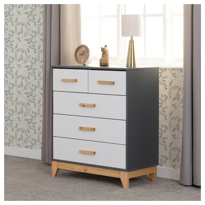 5 Drawer Chests | chest of 5 drawers | Brixton Beds