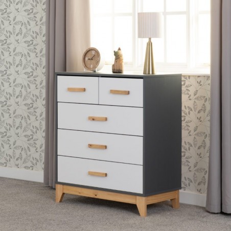 5 Drawer Chests | chest of 5 drawers | Brixton Beds