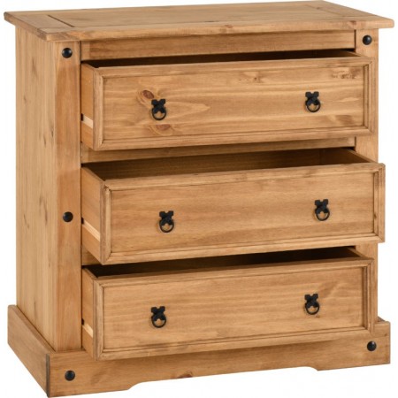 3 Drawer Chest | 3 Chest of drawers | Brixton Beds