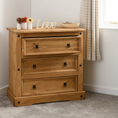 3 Drawer Chest | 3 Chest of drawers | Brixton Beds