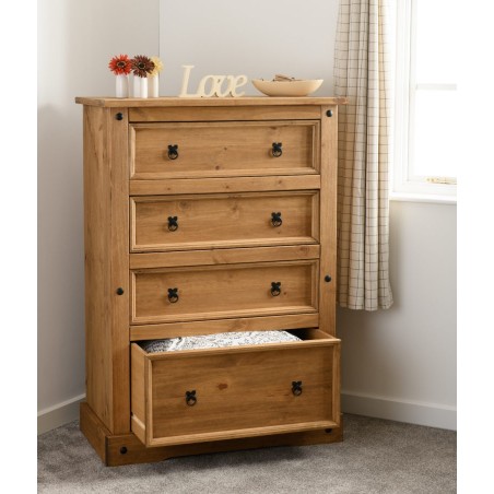 4 Drawer Chest | Chest of 4 drawers | Brixton Beds