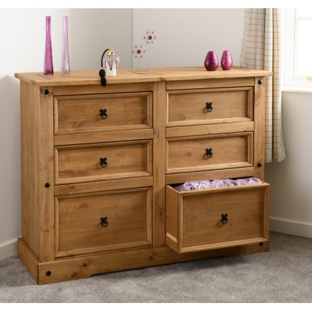 6 chest of drawers | chest of 6 drawers | Brixton Beds