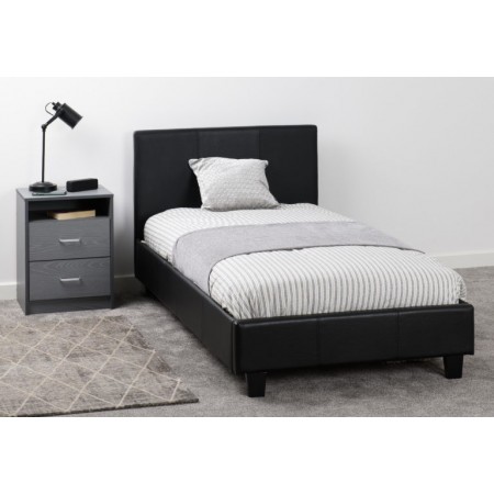 Modern leather bed |Single bed frame | Leather double bed|Brixton Beds