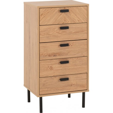 5 Drawer Chests | narrow chest of drawers | Brixton Beds