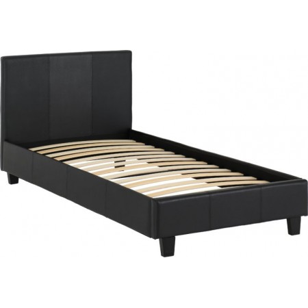 Modern leather bed |Single bed frame | Leather double bed|Brixton Beds