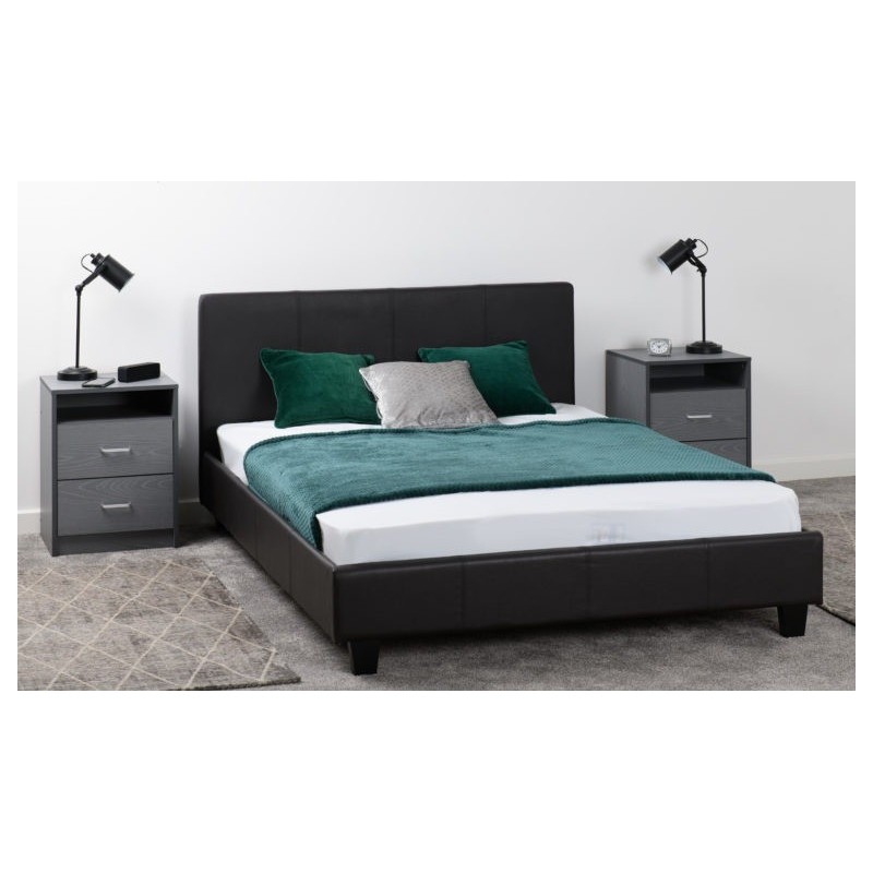 Modern leather bed |Single bed frame | Leather double bed|Brixton Beds