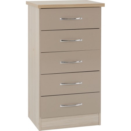 5 Drawer Chests | chest of 5 drawers narrow |  Brixton Beds