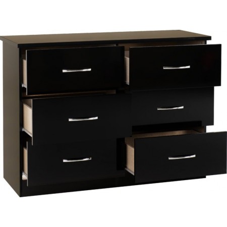 6 Wide Chest of Drawers | Extra Wide Chest of Drawers | Brixton Beds