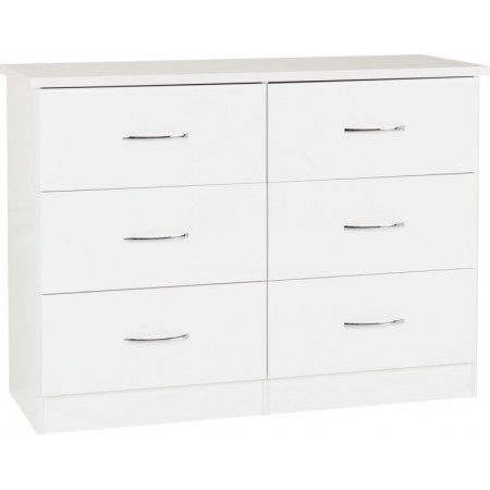 6 Wide Chest of Drawers | Extra Wide Chest of Drawers | Brixton Beds