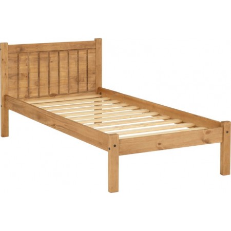 Pine wood double bed | Wood Single Bed frame | Brixton Beds