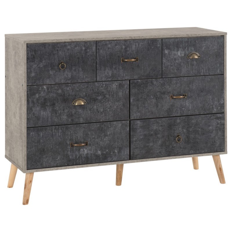 7 drawer chest of drawers | 7 drawer chest | Brixton Beds