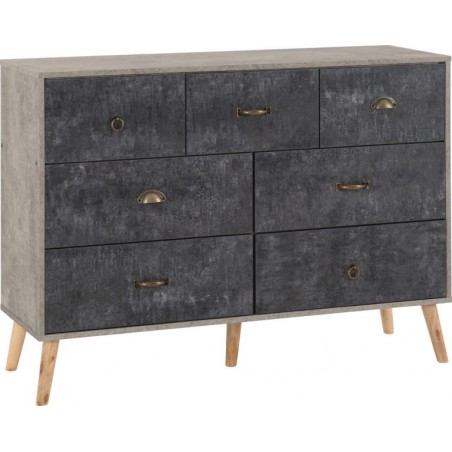 7 drawer chest of drawers | 7 drawer chest | Brixton Beds