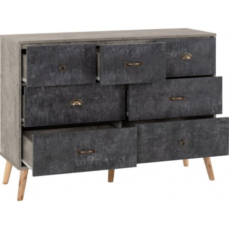 7 drawer chest of drawers | 7 drawer chest | Brixton Beds