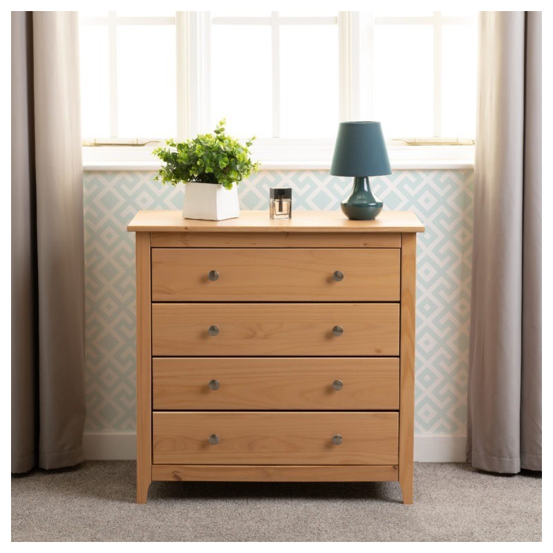 4 Drawer Chest | Modern Chest Of Drawers | Brixton Beds