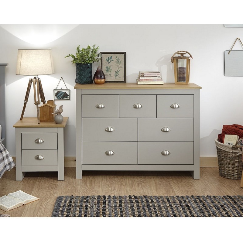 7 drawer chest of drawers | 7 drawer chest | Brixton Beds