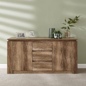 Canyon 2 Door 3 Drawer Sideboard Oak