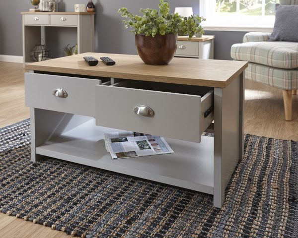 Lancaster 2 Drawer Coffee Table