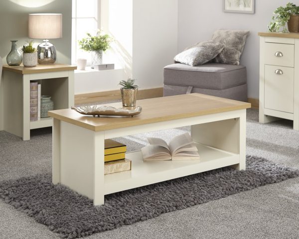 Lancaster Coffee Table with Shelf