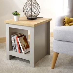 Lancaster Side Table with Shelf