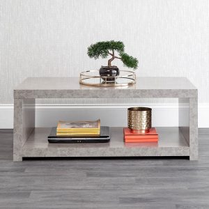 Bloc Coffee Table with Shelf