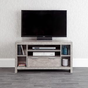 Bloc Corner TV Unit Concrete