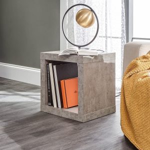 Bloc Cube Side Table Concrete