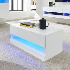 Galicia LED Lift Up Coffee Table