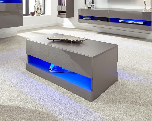 Galicia LED Lift Up Coffee Table