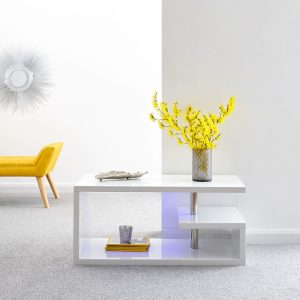 High Gloss LED Coffee Table