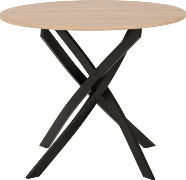 Round Wooden Top Dining Table