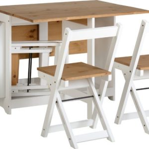 Santos Butterfly Dining Set Distressed Waxed Pine