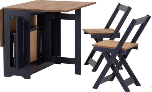 Santos Butterfly Dining Set Distressed Waxed Pine