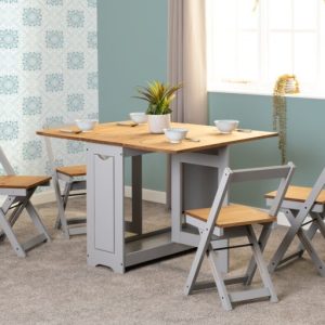 Santos Butterfly Dining Set Distressed Waxed Pine