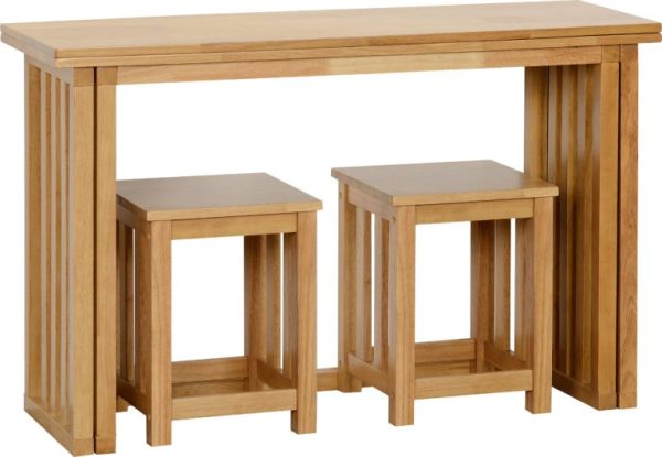 Richmond Foldaway Dining Table Oak Varnish