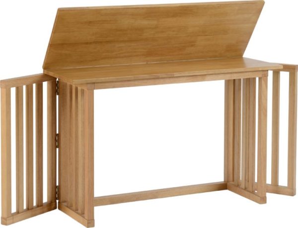 Richmond Foldaway Dining Table Oak Varnish