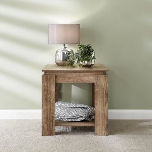 Canyon Oak Lamp Table