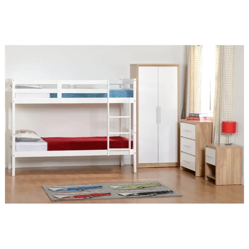 Panama 3ft Single Wooden Bunk Bed